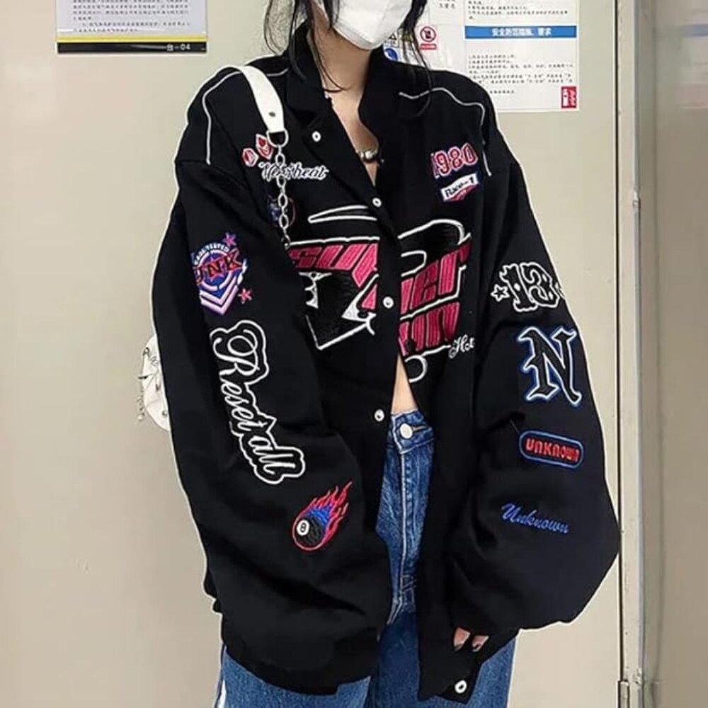 Baseball Varsity Oversized Jacket - image 2